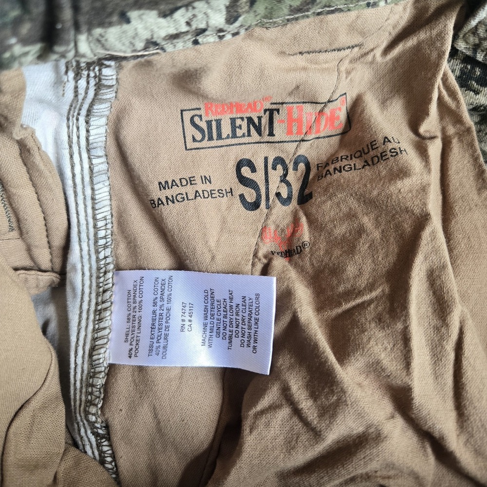 Red Head Pants Mens S Camouflage Silent Hide True Timber Prairie Camo Outdoors - Picture 2 of 6